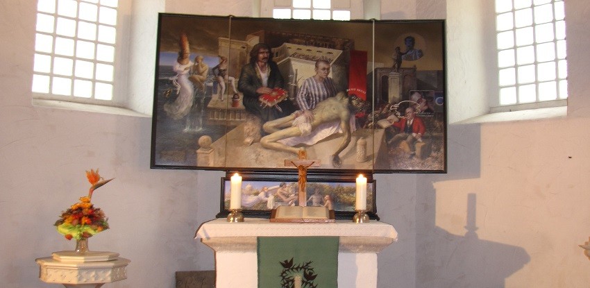 Kirche in Diemitz - Altarraum
