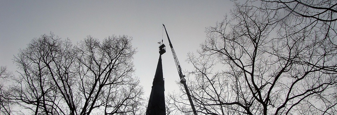 Ankunft an der Turmspitze