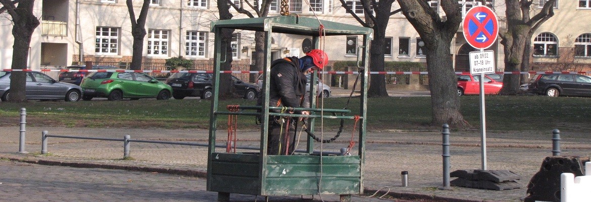 gut gesichert für die Bergung